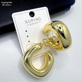 Сережки Xuping14К 10376 (3,0 см.)